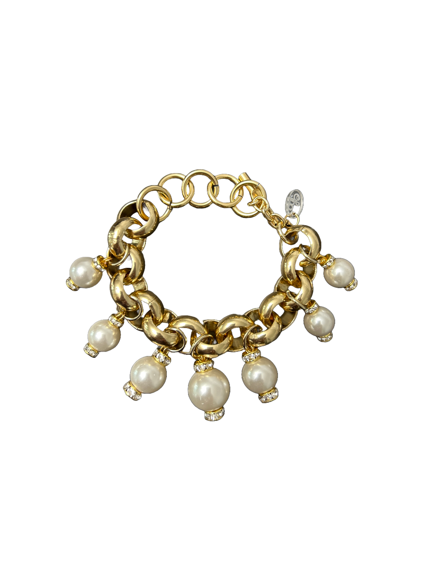 B.E. Golden Pearls Bracelet