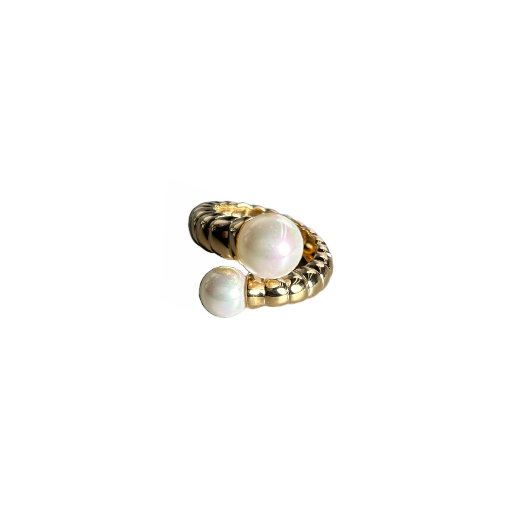 Madre Perla Bubble Ring