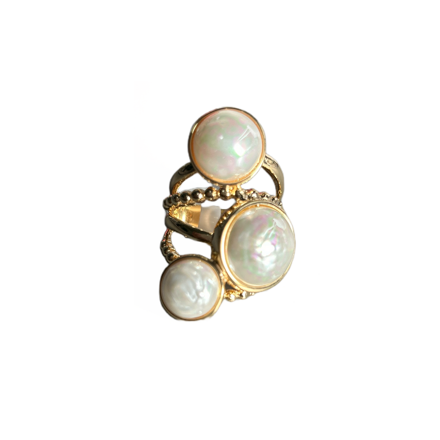 Madre Perla Gold Ring