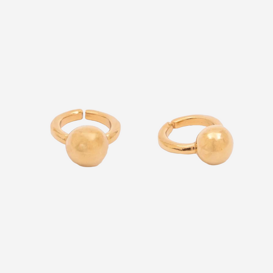 Tucco Ball Gold Ring