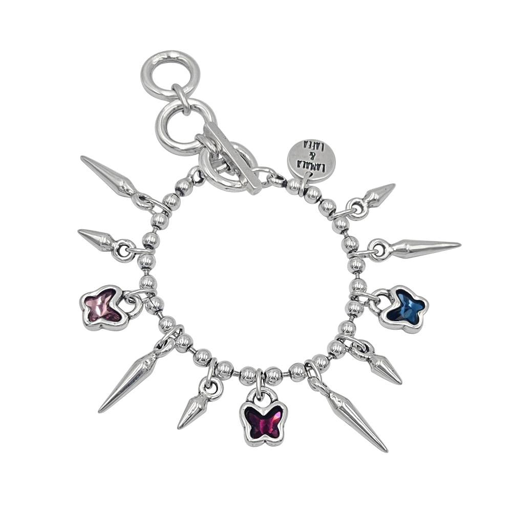 Don’t Stop Me Now Silver Multicharm Bracelet