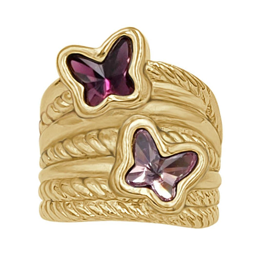 Let’s Fly Rose & Pink Gold Ring