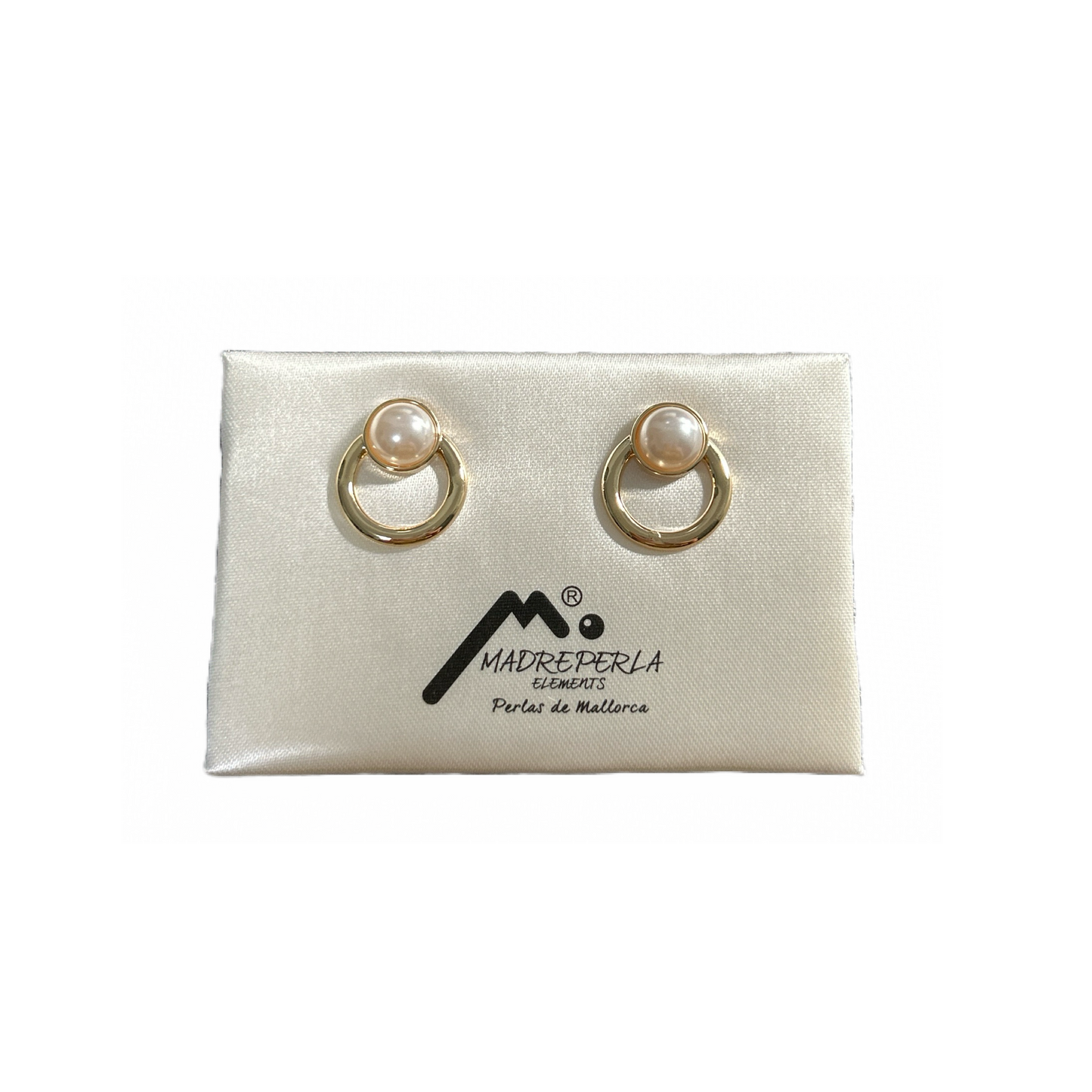 Madre Perla Circle Studs